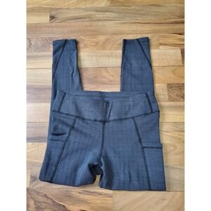 Pact Women's Gray Textured Leggings